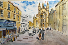 Bath Abbey yard, Bath, England