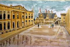 Clarendon building, Oxford University, England